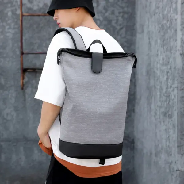 Large capacity non-woven fabric fashion backpack - Image 4