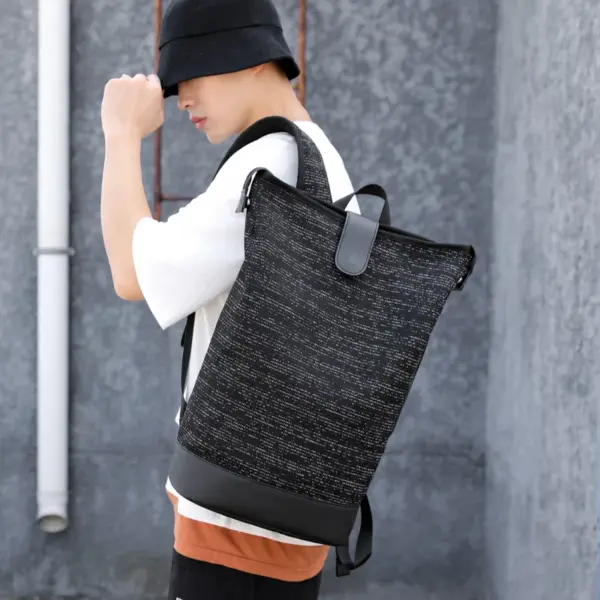 Large capacity non-woven fabric fashion backpack - Image 6