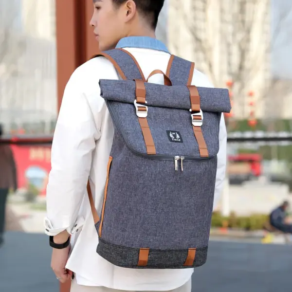 Large capacity Oxford cloth backpack - Image 3