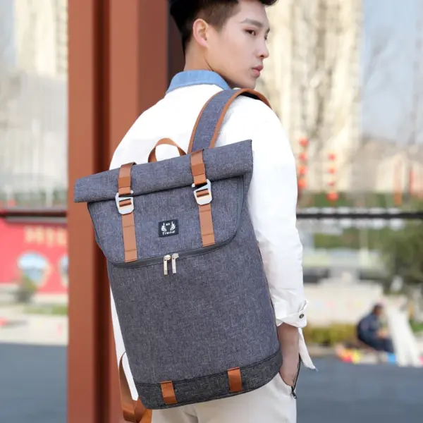 Large capacity Oxford cloth backpack - Image 4