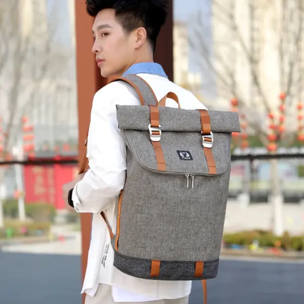 Large capacity Oxford cloth backpack - Image 5