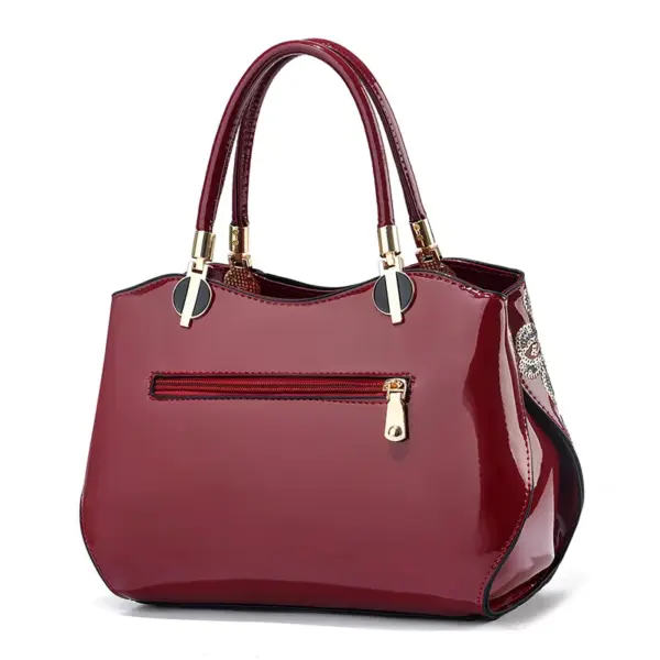 Luxury bright embroidery tote bag - Image 4