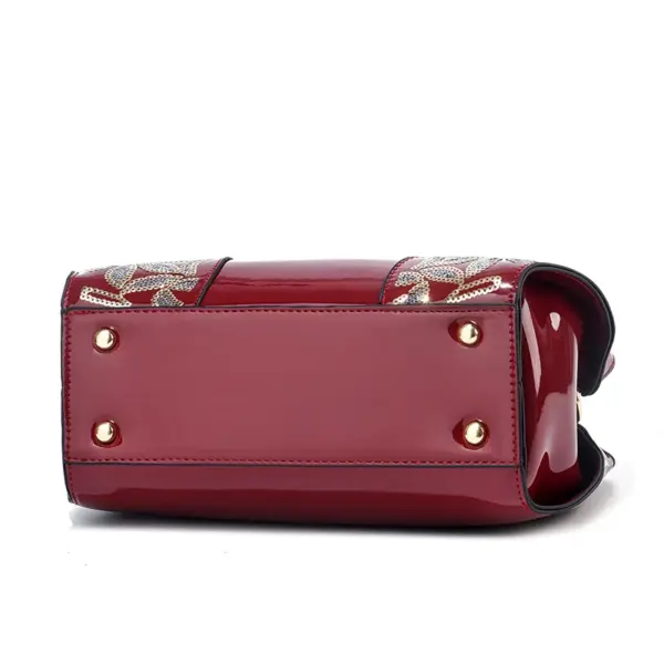 Luxury bright embroidery tote bag - Image 5