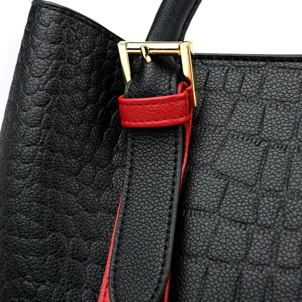 Luxury croc embossed stylish tote bag - Image 8