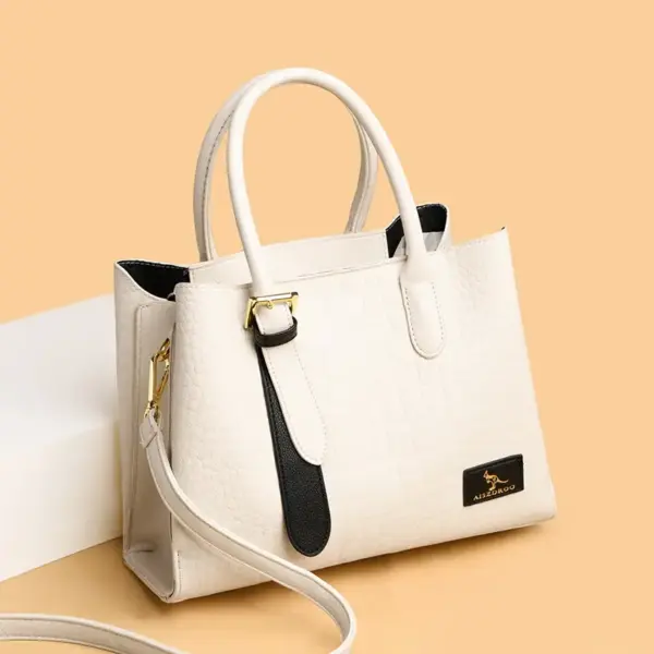 Luxury croc embossed stylish tote bag - Image 13