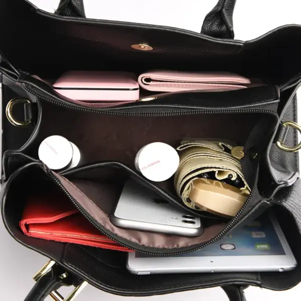 Luxury croc embossed stylish tote bag - Image 17