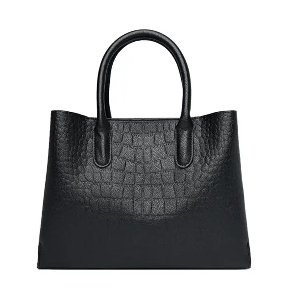 Luxury croc embossed stylish tote bag - Image 5