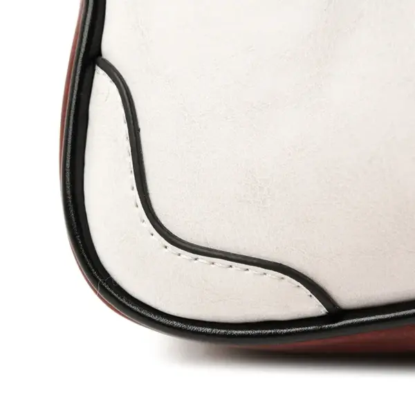 Luxury round leather designer bag - Image 12