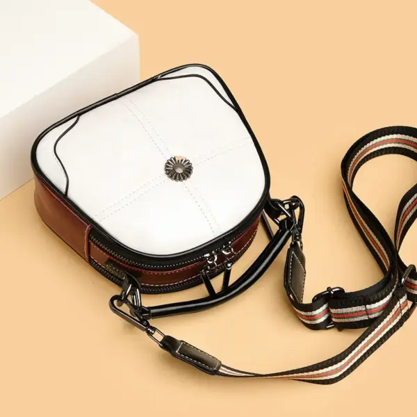 Luxury round leather designer bag - Image 16