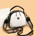 Luxury round leather designer bag - Image 17