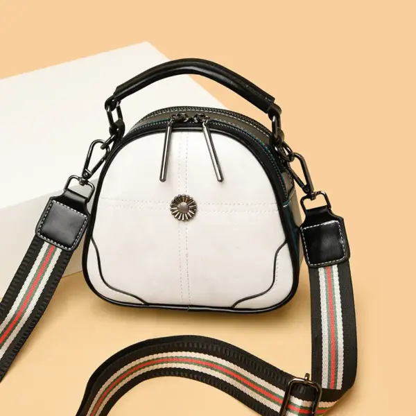 Luxury round leather designer bag - Image 18