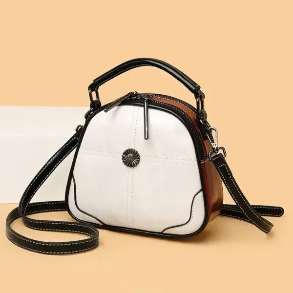 Luxury round leather designer bag - Image 19