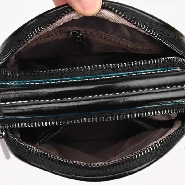 Luxury round leather designer bag - Image 20