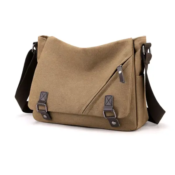 Men`s canvas messenger bag - Image 9