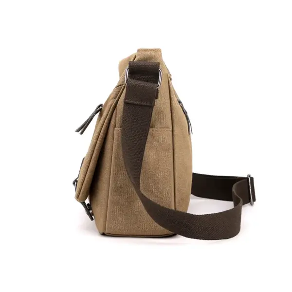 Men`s canvas messenger bag - Image 11