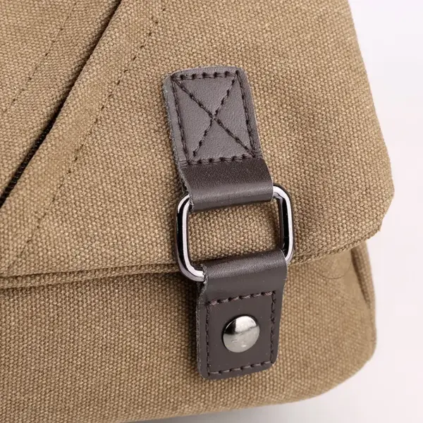 Men`s canvas messenger bag - Image 15
