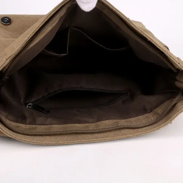 Men`s canvas messenger bag - Image 21