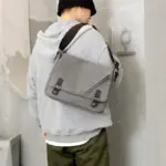 Men`s canvas messenger bag - Image 5