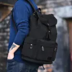 Men`s high quality canvas backpack - Image 8