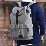 Men`s high quality canvas backpack - Image 17