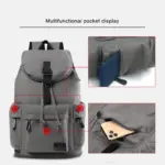 Men`s high quality canvas backpack - Image 4