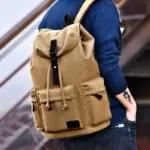 Men`s high quality canvas backpack - Image 9