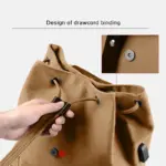 Men`s high quality canvas backpack - Image 5