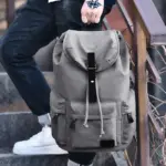Men`s high quality canvas backpack - Image 10