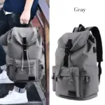 Men`s high quality canvas backpack - Image 11