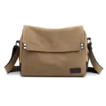 Men`s large capacity canvas messenger bag