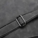 Men`s vintage multi pocket leather messenger bag - Image 10