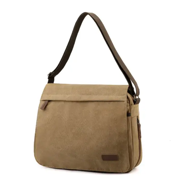 Premium canvas men`s messenger bag - Image 10