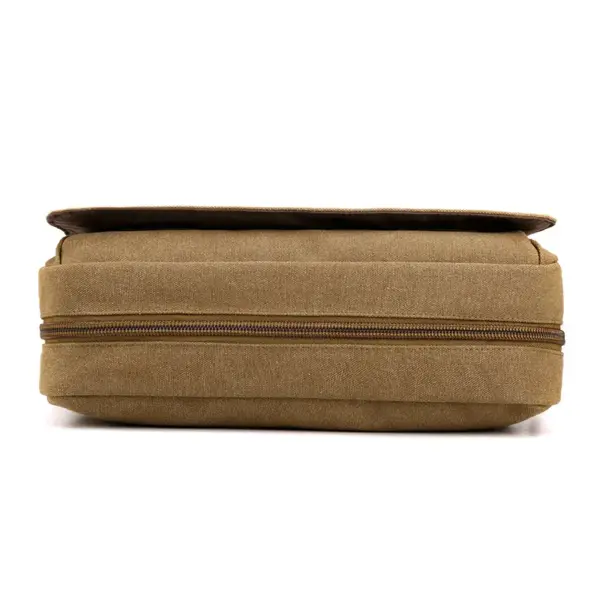 Premium canvas men`s messenger bag - Image 15