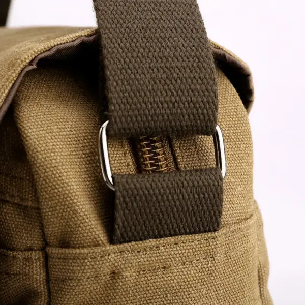 Premium canvas men`s messenger bag - Image 17