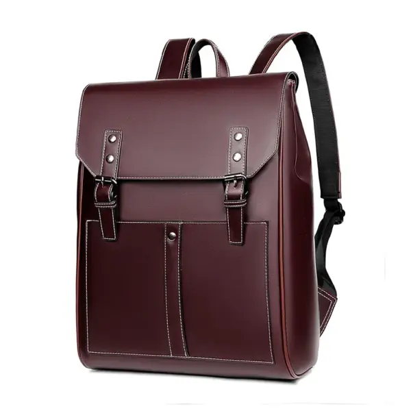 Premium leather designer backpack - Image 3