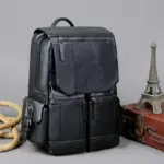 Premium men`s vintage leather backpack - Image 10