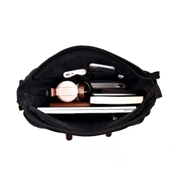 Premium vintage canvas messenger bag - Image 20