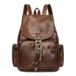 Premium vintage leather backpack