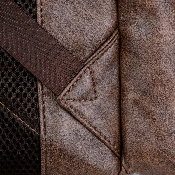 Premium vintage multifunctional leather backpack - Image 22