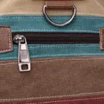 Rainbow pattern multifunctional canvas backpack - Image 7