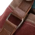 Rainbow pattern multifunctional canvas backpack - Image 8