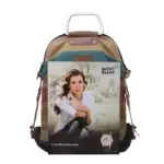 Rainbow pattern multifunctional canvas backpack - Image 3