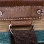 Rainbow pattern multifunctional canvas backpack - Image 6