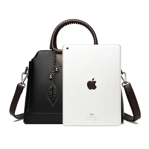 Round handle premium tote bag - Image 2