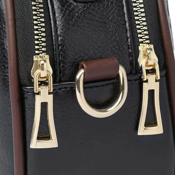 Round pattern flower embossed handbag - Image 7