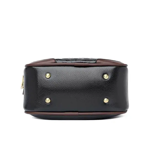 Round pattern flower embossed handbag - Image 10