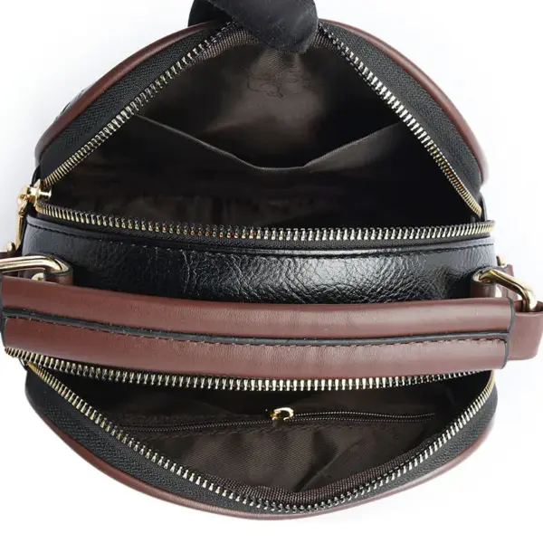 Round pattern flower embossed handbag - Image 17