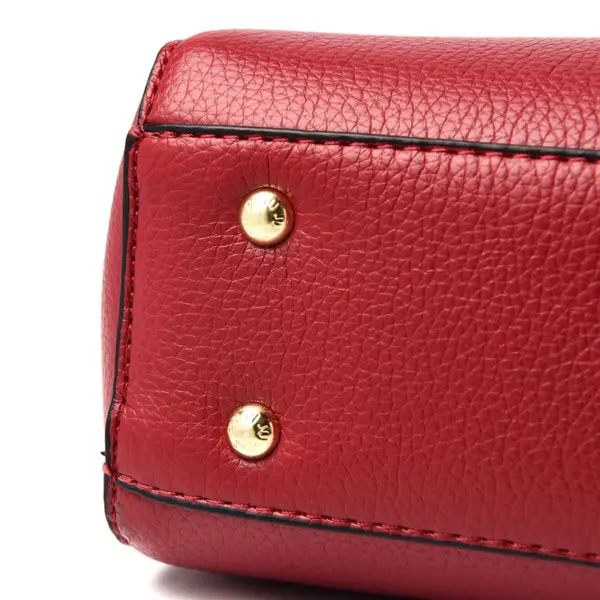 Snakeskin flap decor satchel bag - Image 7