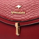 Snakeskin flap decor satchel bag - Image 8