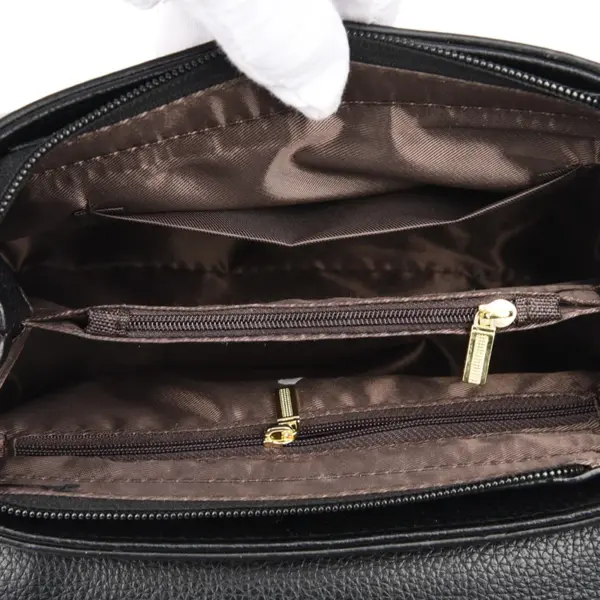 Snakeskin flap decor satchel bag - Image 18